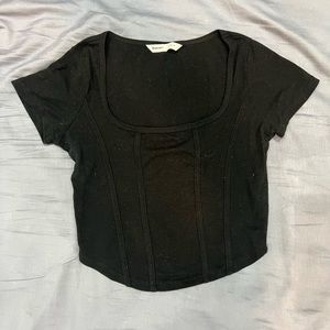 Bluenotes Squareneck Cropped Corset Style